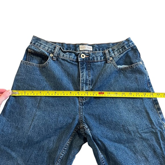 Northern Reflections 100% cotton Blue Denim capri pants women’s size 10 - Picture 6 of 11